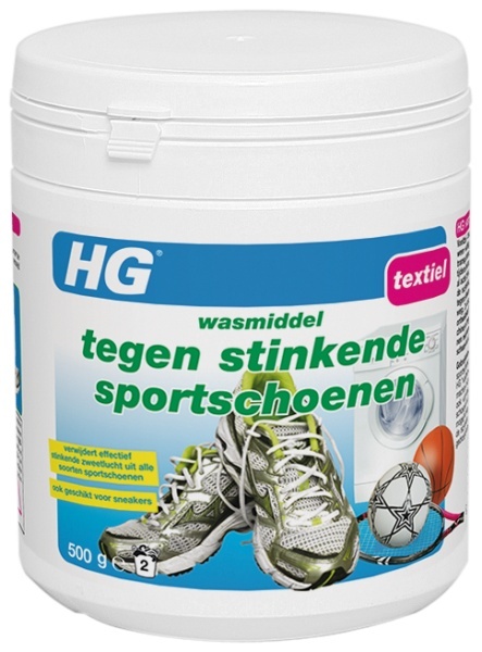 HG wasmiddel tegen stinkende sportschoenen